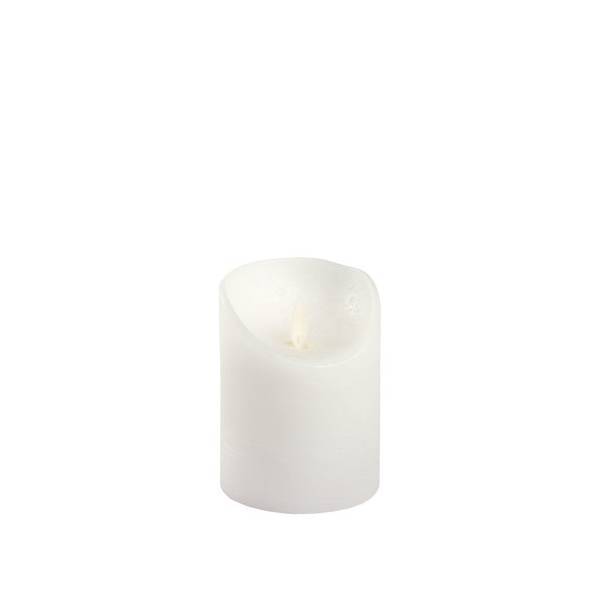 Lotti - Bougie LED à piles cire véritable Blanche Flamme vacillante H10cm Timer Blanc chaud Lotti - Imagen 9
