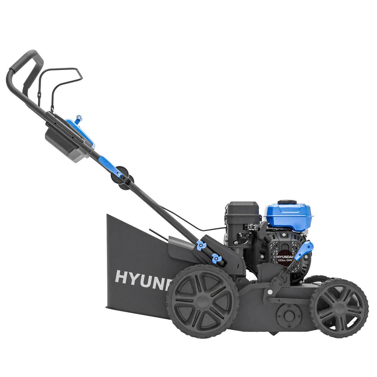Scarificateur Aérateur Thermique 44 cm 223 cm3 7,5 CV - 6 Hauteurs, Bac 45 L HYSC225X Hyundai - Image 2