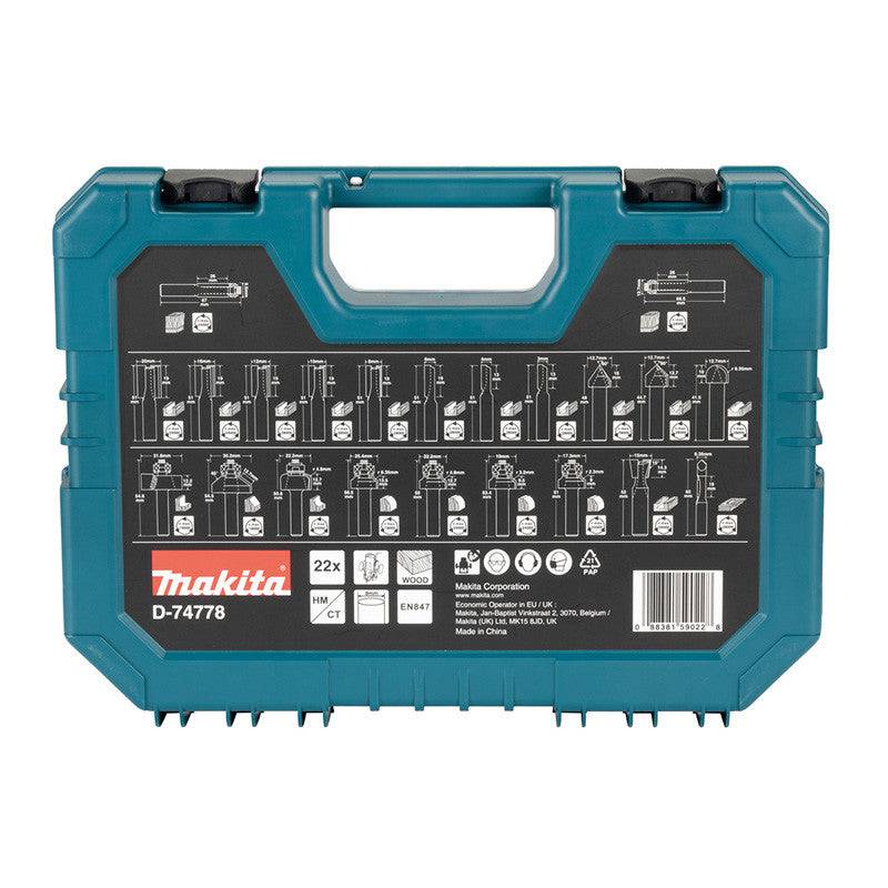 Makita - Coffret de 22 fraises MAKITA D-74778 Makita - Imagen 4