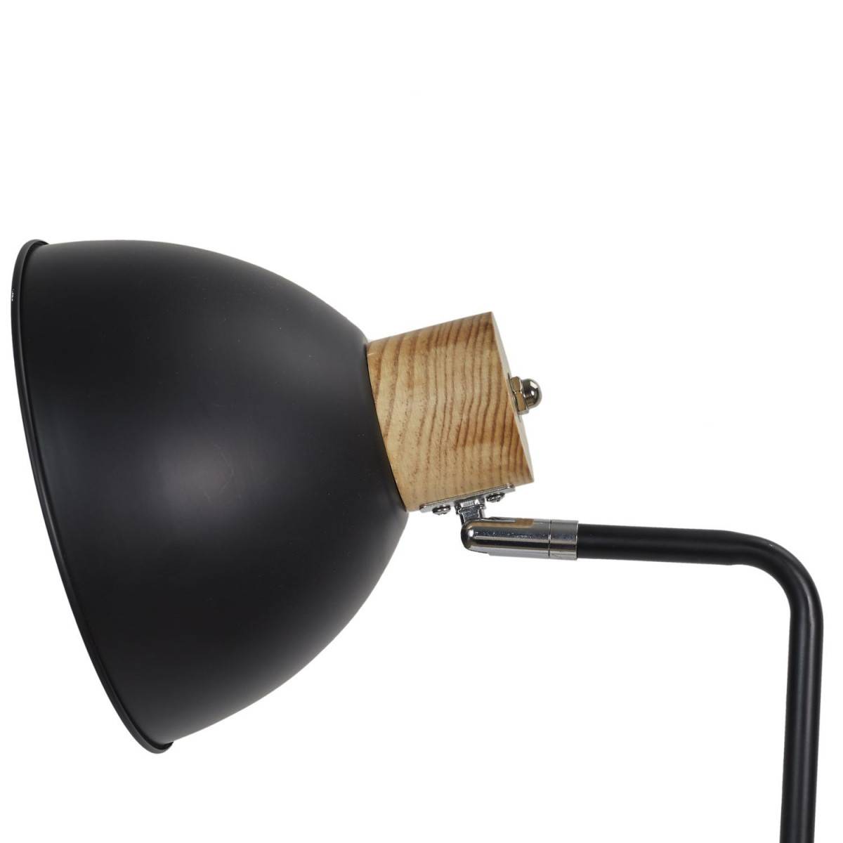 The Home Deco Factory - Lampadaire Industriel "Jarred" 145cm Noir - Image 4