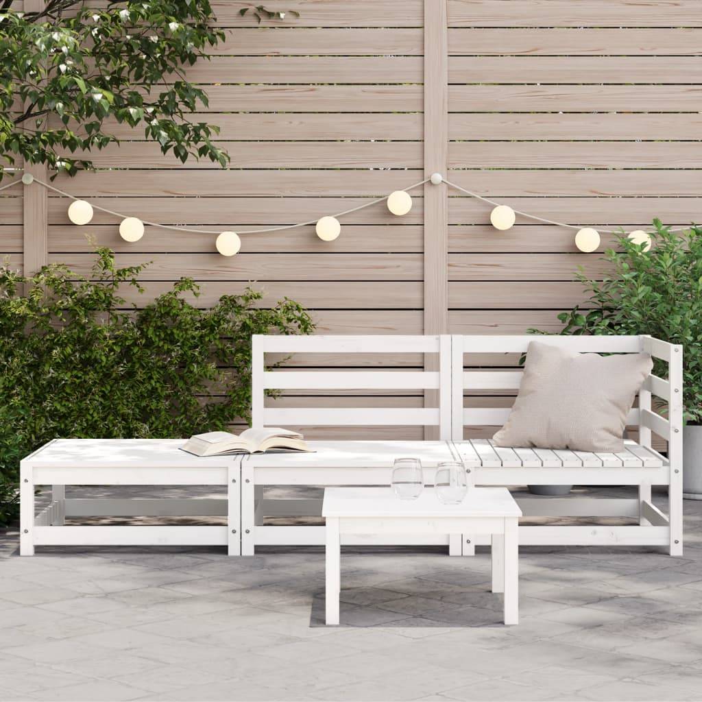 Prolenta Premium - Banc de jardin Blanc 70 X 210 cm - Prolenta Premium - Image 3
