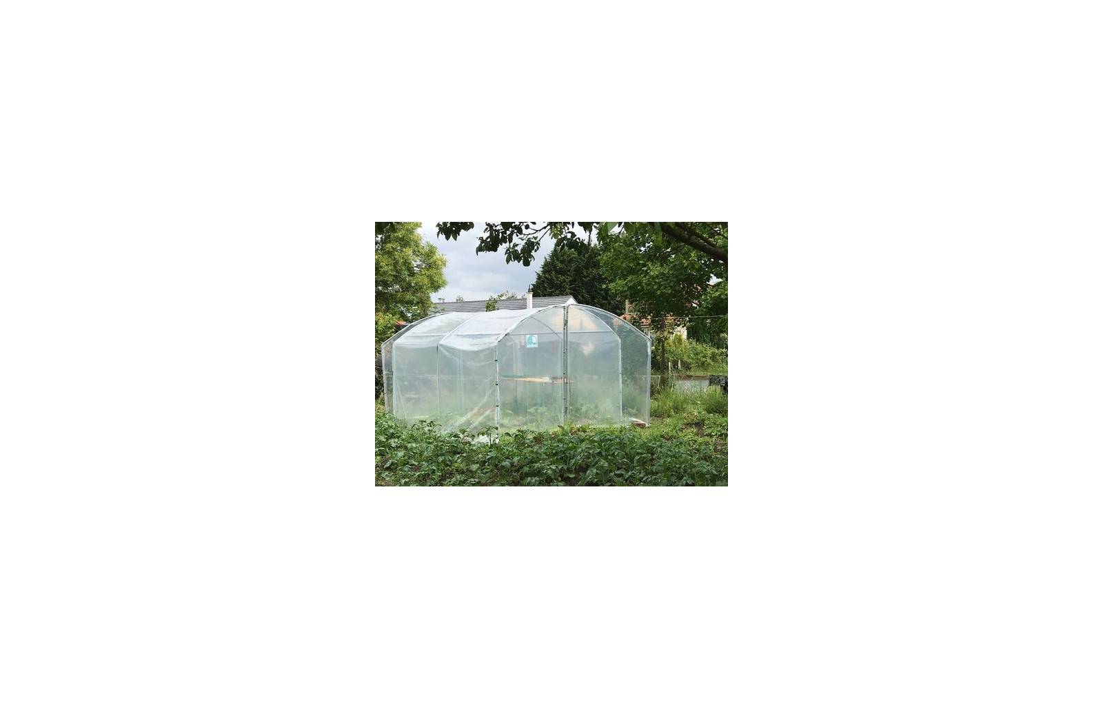 Serre tunnel de jardin - 31,5m² -  3 x 10,5 m - pieds droits - haute résistance à petit prix - LES SERRES TONNEAU - Image 10