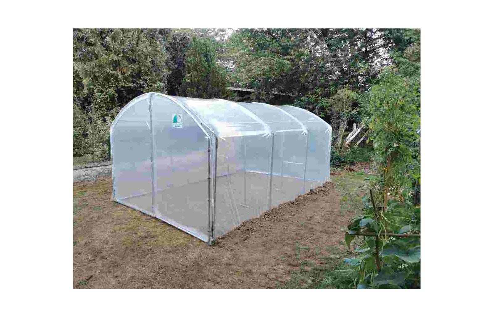 Serre tunnel de jardin - 31,5m² -  3 x 10,5 m - pieds droits - haute résistance à petit prix - LES SERRES TONNEAU - Image 8