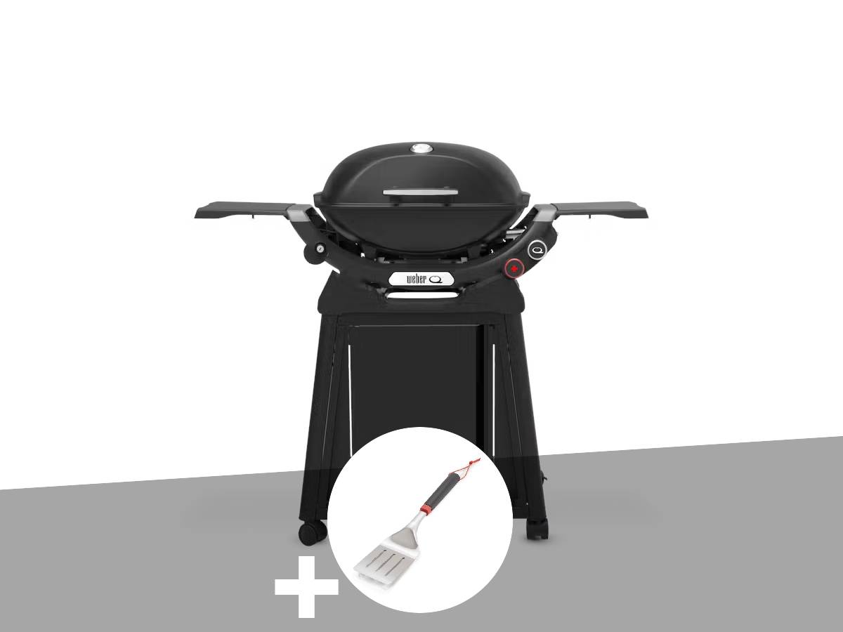 Weber - Barbecue à gaz Q 2800N+ Chariot noir + Spatule - Weber - Image 1