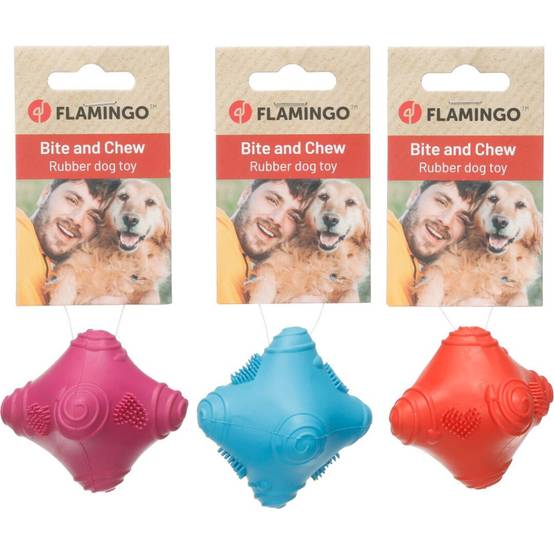 Jouet Balle Rebondissante Asymétrique ONVO Couleurs Aléatoires pour Chien - Image 6