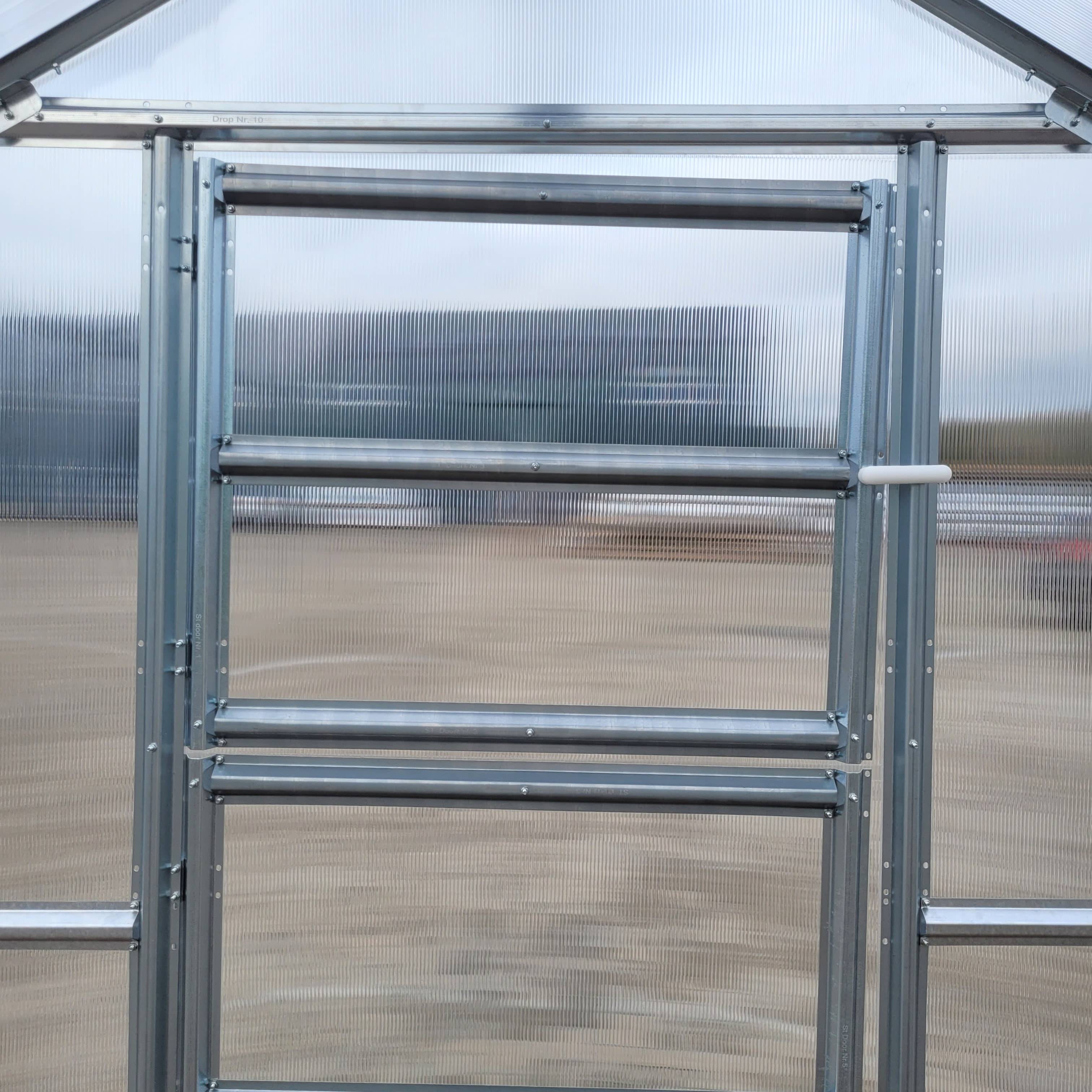 KLASIKA GREENHOUSES - Serre KLASIKA*DROP 10m2, 2,5m x 4m, 6 mm avec revêtement en polycarbonate - Image 8