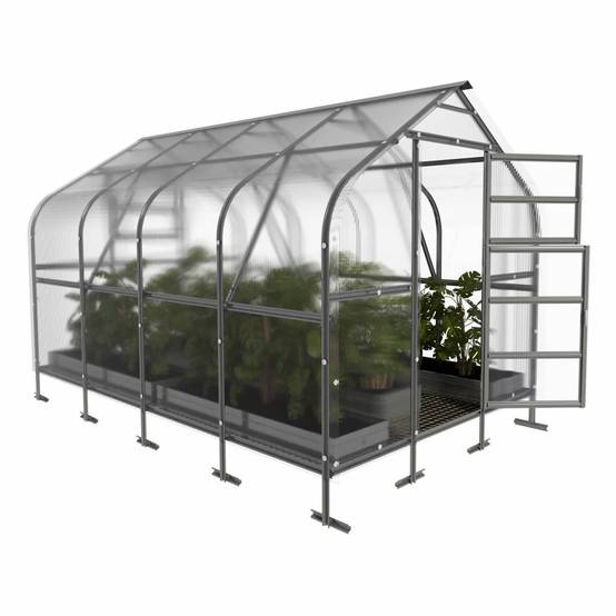 KLASIKA GREENHOUSES - Serre KLASIKA*DROP 10m2, 2,5m x 4m, 6 mm avec revêtement en polycarbonate - Image 6
