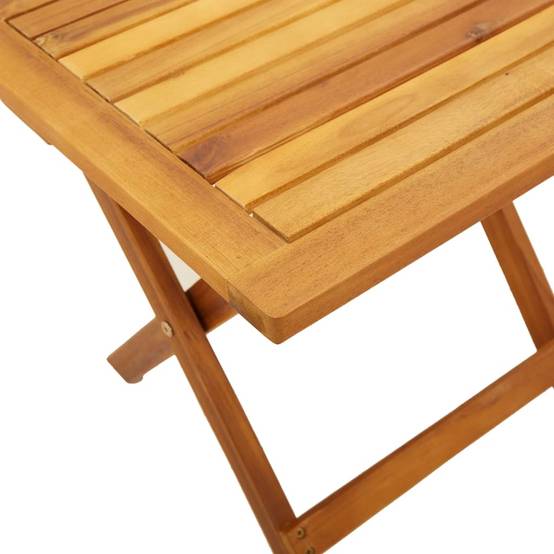 Table d’appoint de jardin en bois d'acacia massif 40 x 40 x 40 cm - PANGIVO - Image 6
