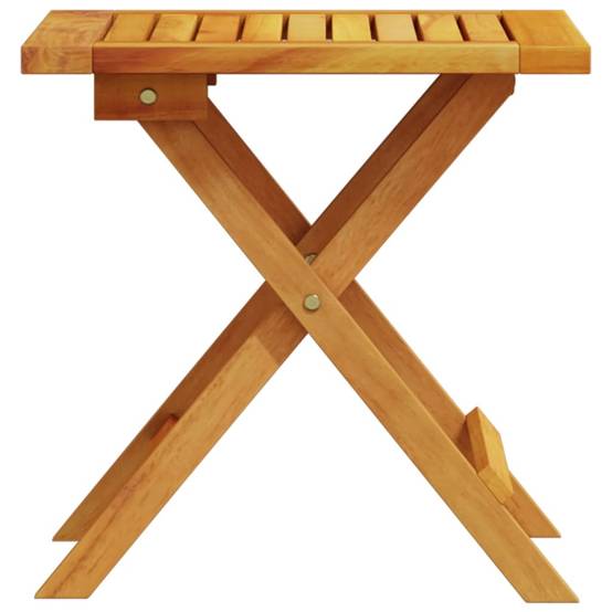 Table d’appoint de jardin en bois d'acacia massif 40 x 40 x 40 cm - PANGIVO - Image 4