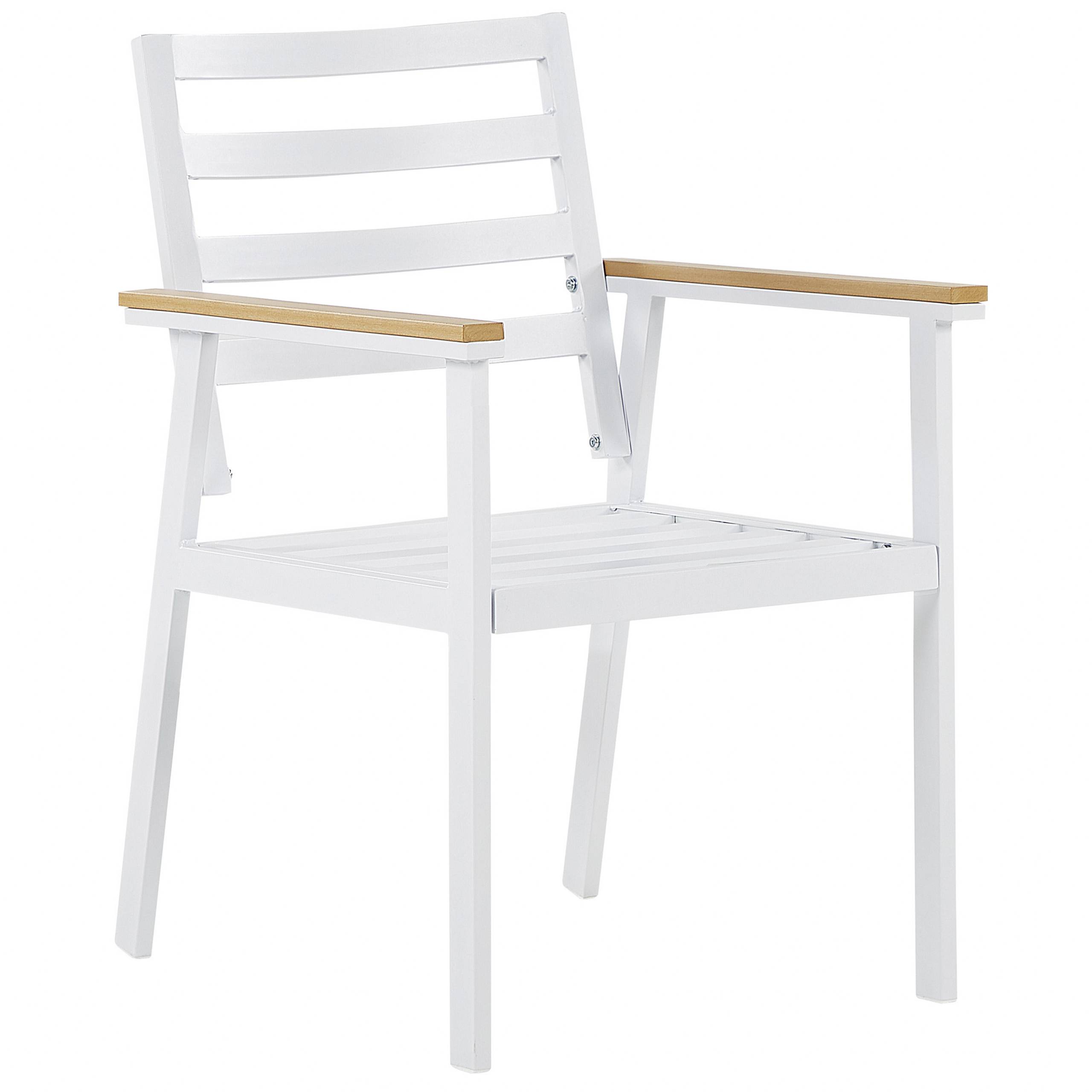 Chaise de jardin Aluminium Beige CAVOLI - Beliani - Image 5