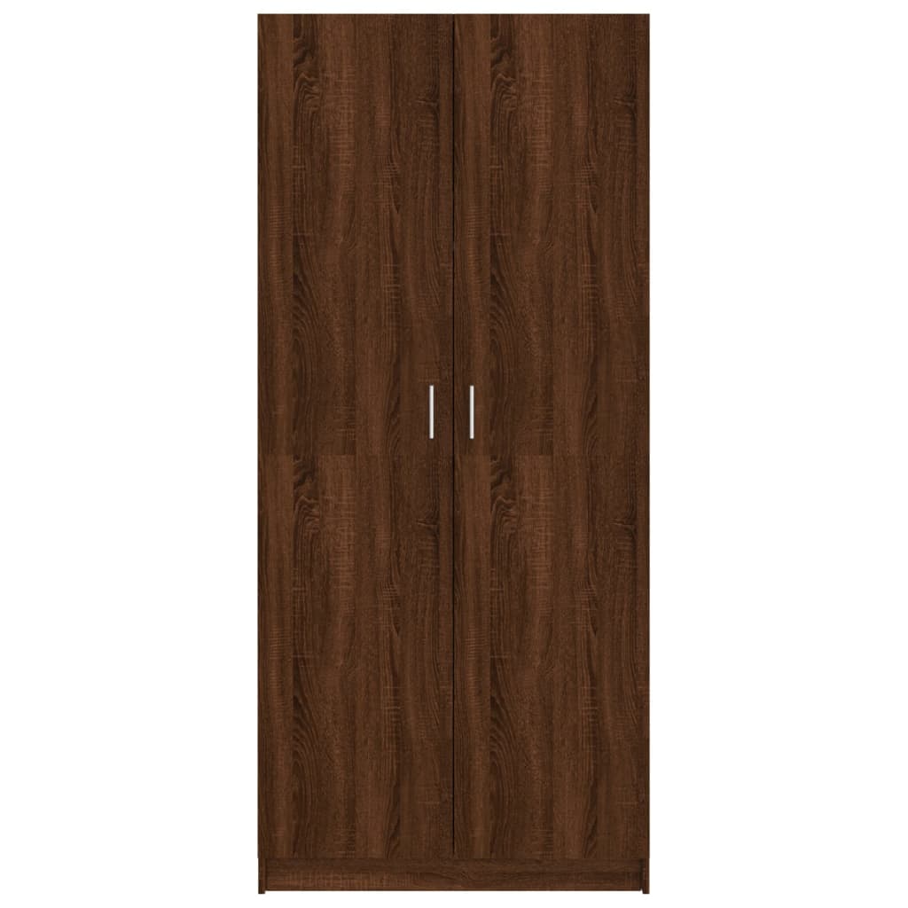Vidaxl - Garde-robe Chêne marron 80x52x180 cm Bois d'ingénierie - vidaXL - Imagen 3