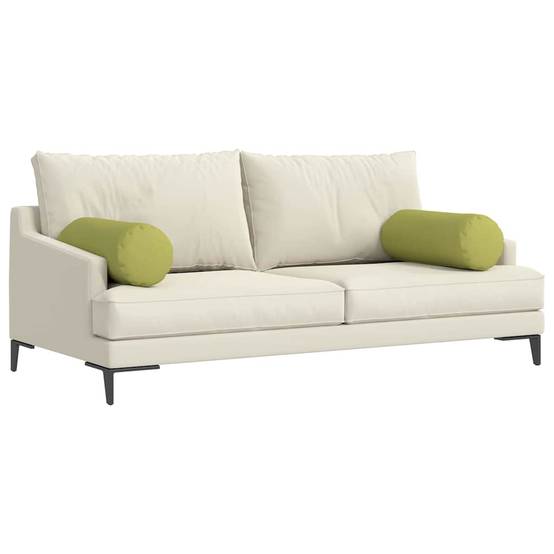 Lot de 2 Coussins Polochons Géants Tissu Doux Housse Lavable pour Chambre et Salon Vert Clair 25x70 cm – ComfortXL Outdoor Living - Image 3