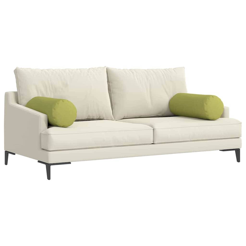 Lot de 2 Coussins Polochons Géants Tissu Doux Housse Lavable pour Chambre et Salon Vert Clair 25x70 cm – ComfortXL Outdoor Living - Image 3