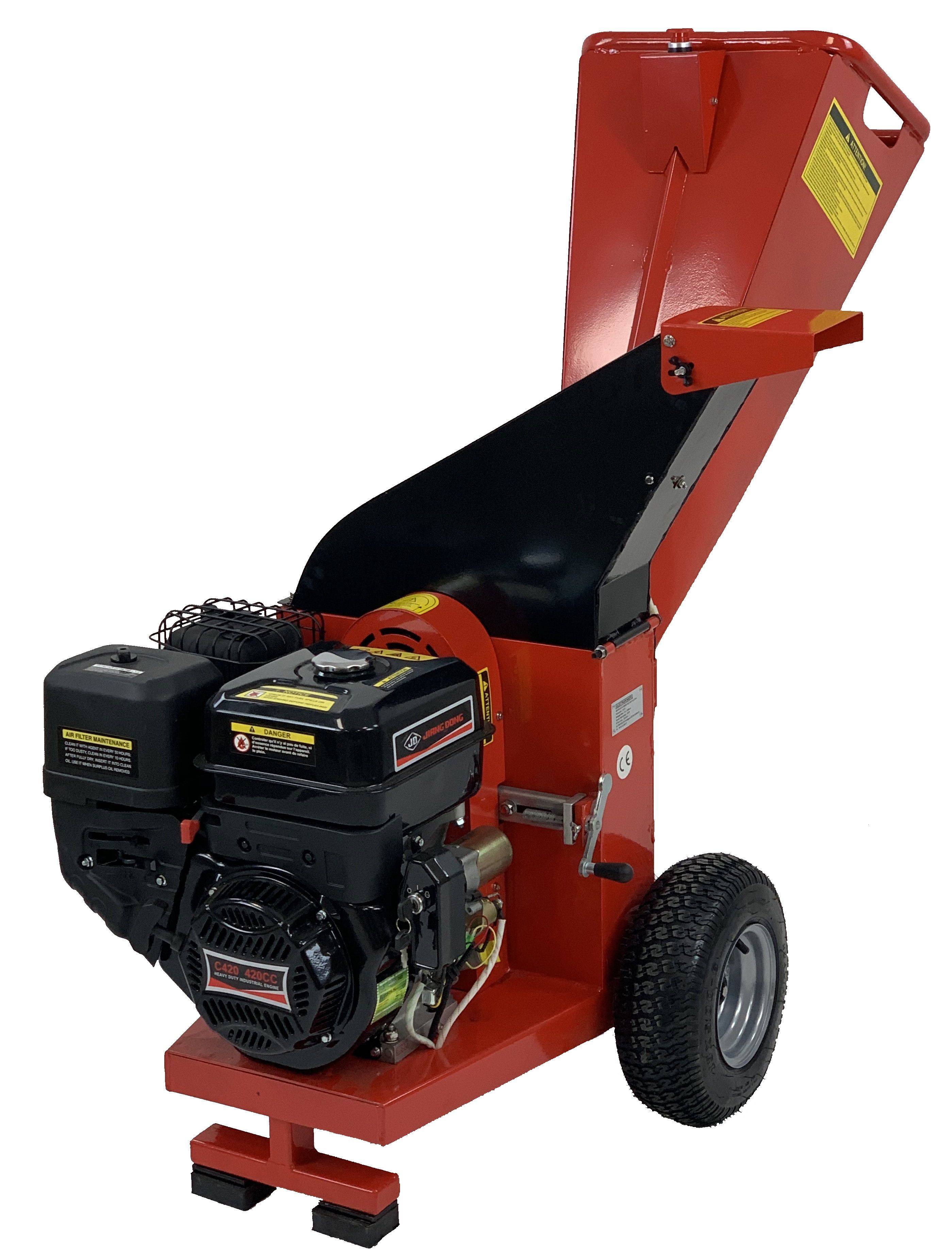 Electropower - Broyeur de branches thermique 15 CV 100 mm – 3 couteaux 3 mâchoires - Image 1