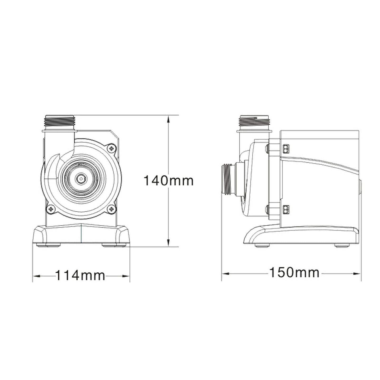 Helloshop26 - Pompe de piscine 7000 litres par heure circulation 50 watts avec filtre eco - Imagen 4