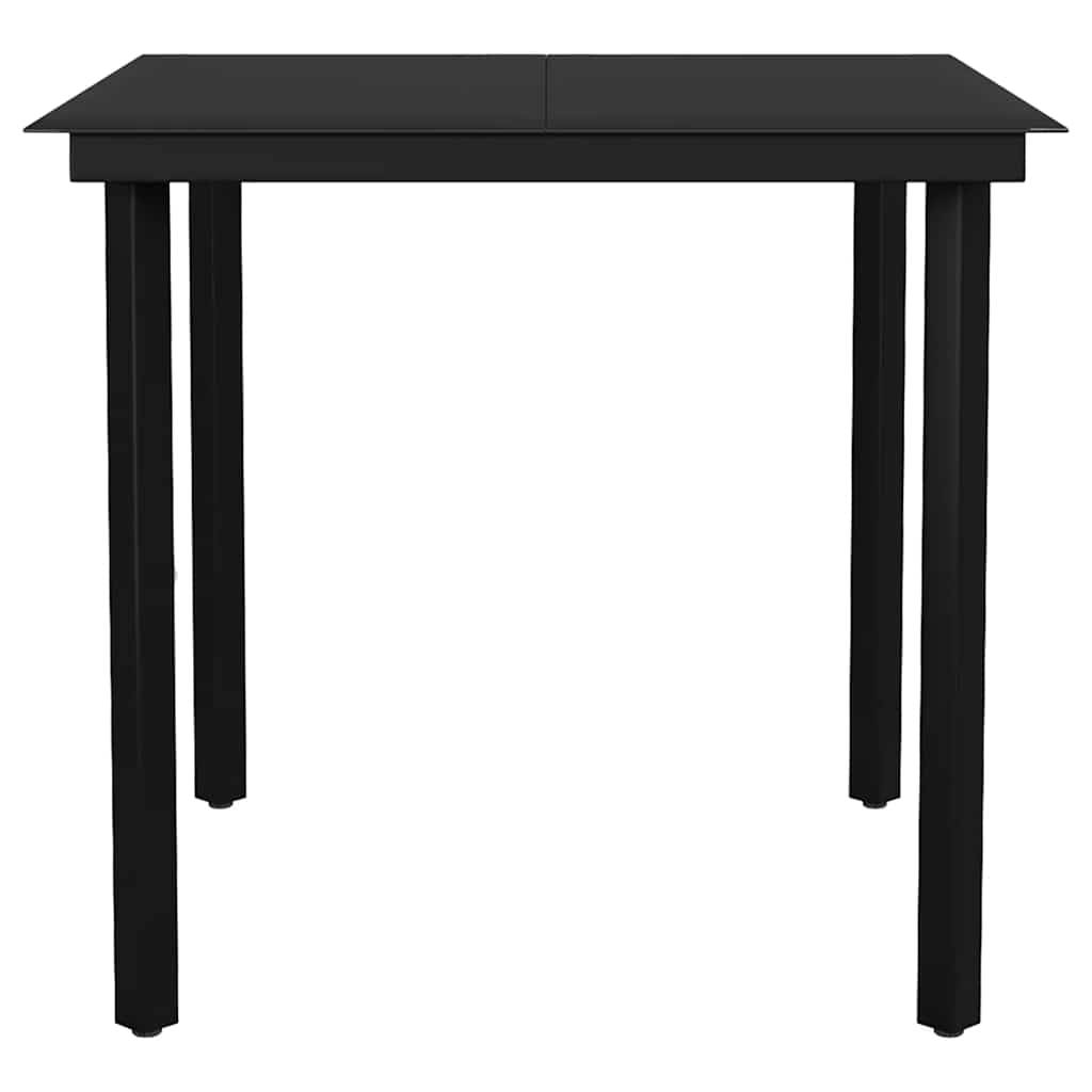 Ensemble Repas 4P Plastique Aspect Rotin et Acier Blanc – ComfortXL Outdoor Living - Image 3
