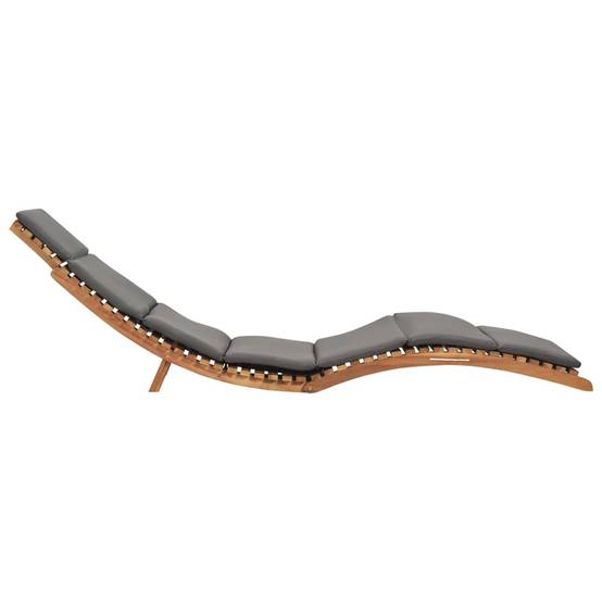 Helloshop26 - Lot de 2 transats chaise longue bain de soleil lit de jardin terrasse meuble d'extérieur avec coussins bois massif de teck - Imagen 5