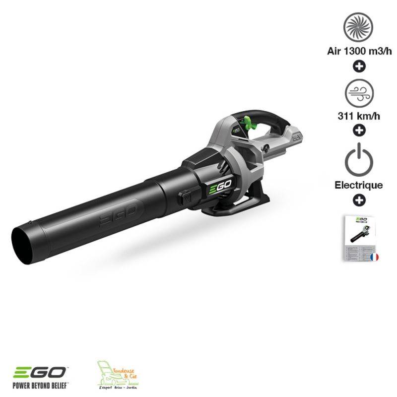 Ego Power + - Souffleuse à feuilles pour entretien jardin débit 1300 m3/h vitesse air 313km/h EGO LB7650E sans chargeur ni batterie - Imagen 1