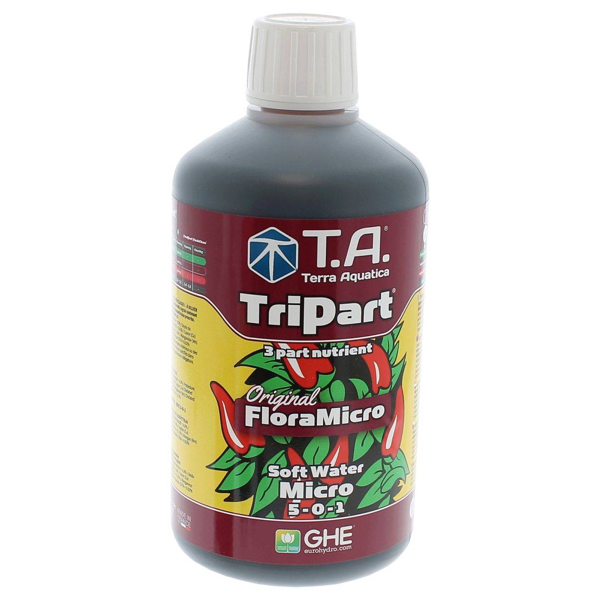 TRIPART Micro eau douce 500ml - Terra Aquatica - Jardiland