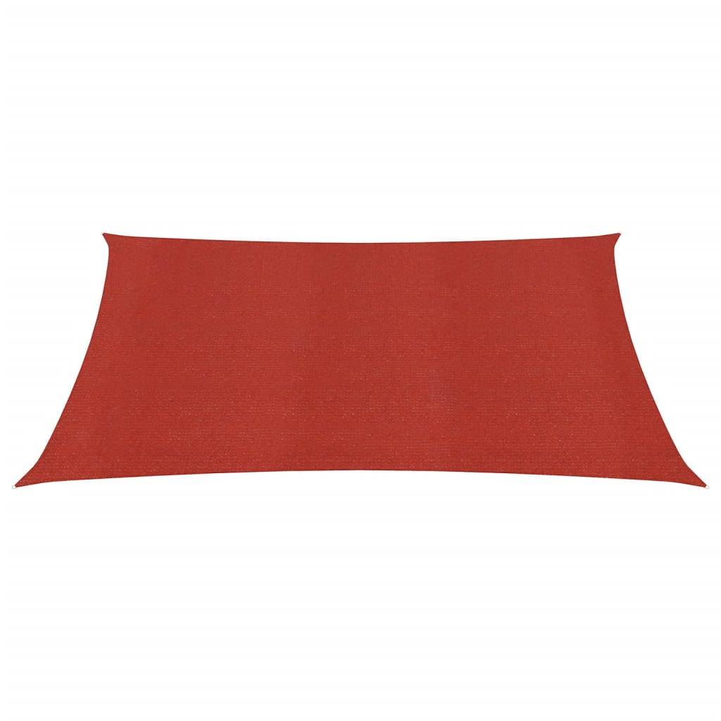 Helloshop26 - Voile d'ombrage 160 g/m² 2 x 2 m PEHD rouge - Imagen 2