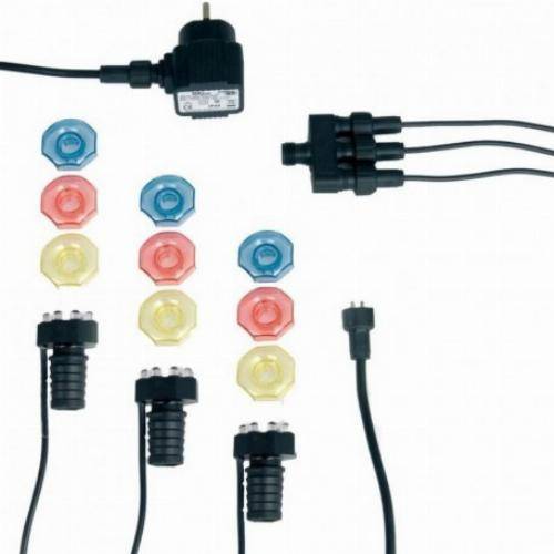 MINIBRIGHT - 3 lampes de bassin - 3x8 LED
