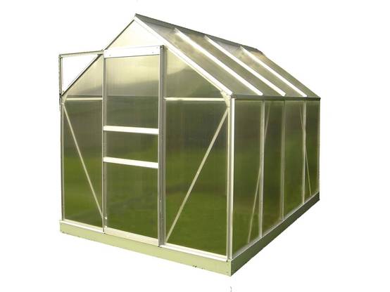 Habitat Et Jardin - Serre Jardin Polycarbonate "diamant 86" + Base - 4,75m² -habitat Et Jardin - Image 1
