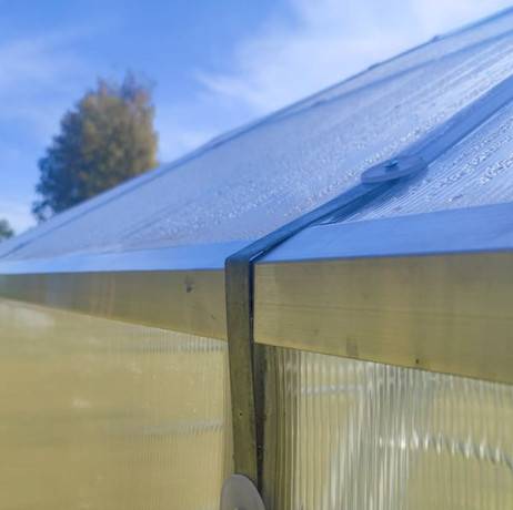 Serre KLASIKA BERNARD 2,35 x 5 m (11,75 m²), 4 mm avec revêtement en polycarbonate - Image 9