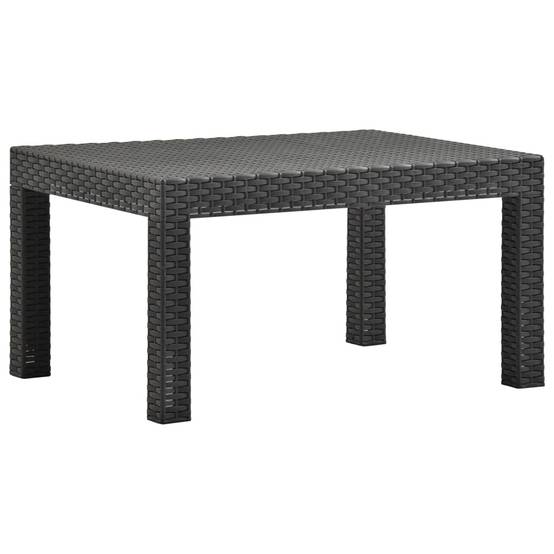 Petit Salon de Jardin 2pcs Polypropylène pour Balcon Anthracite – ComfortXL Outdoor Living - Image 6