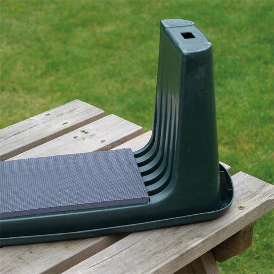 Tabouret Agenouilloir de jardin rembourré 3 en 1 avec siège et rangement pour outils - Aidapt GH346 - Image 4