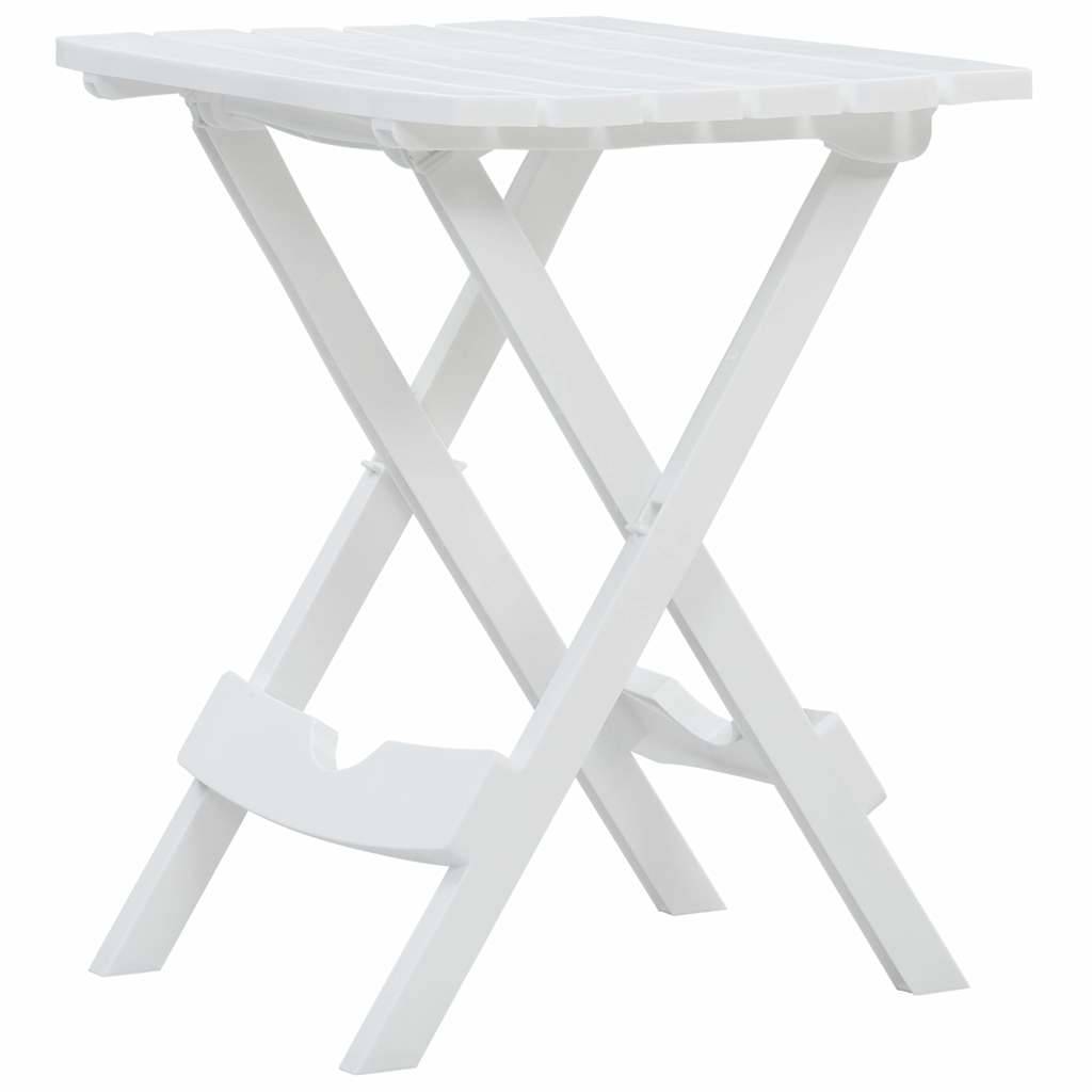 Vidaxl - Ensemble à manger de jardin 3 pcs-Salons de jardin Blanc Polypropylène - Image 8