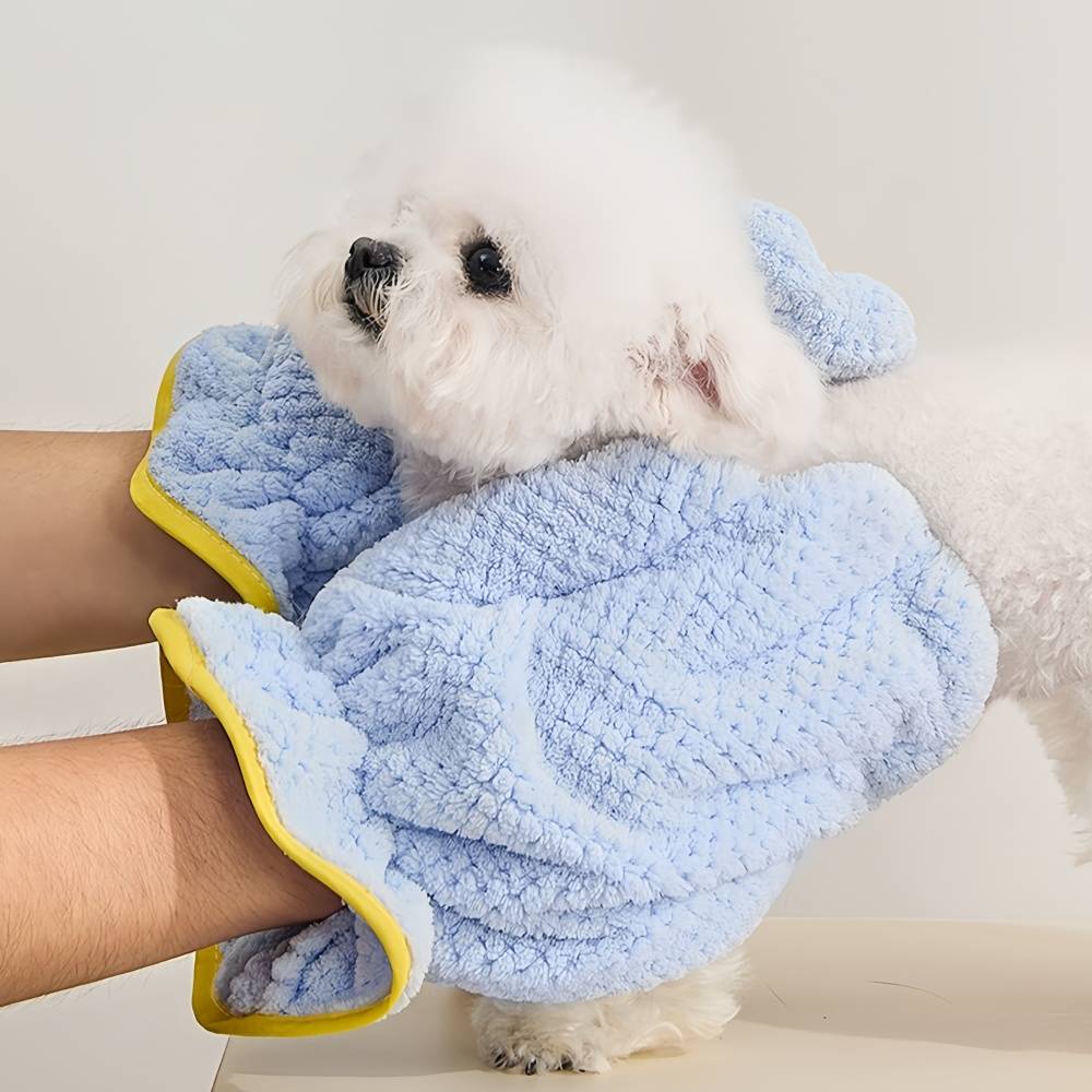 IntiMeg - Gants de Bain pour Animaux de Compagnie Rose IntiMeg - Image 6