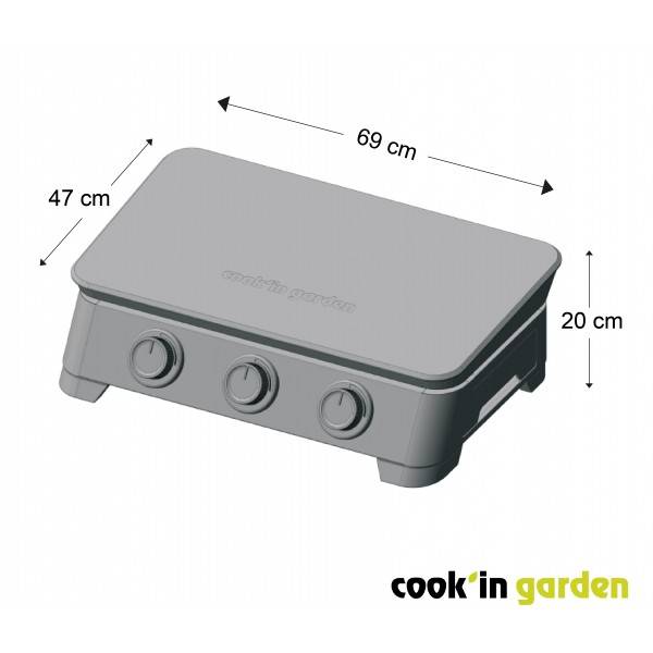 Cook in Garden - Plancha DUNE 70 - Gaz - Imagen 6