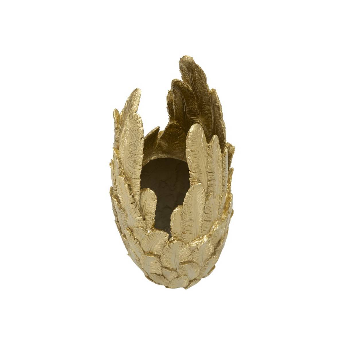 Vase Design Plumes "Feathers" 80cm Or - Image 2