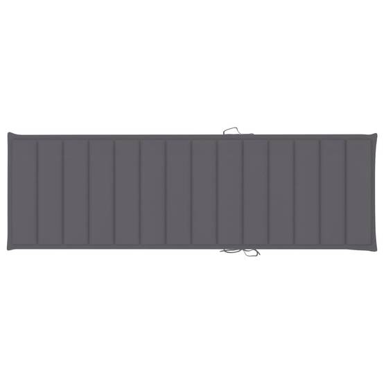 Bain de soleil - Transat - Chaise longue avec table et coussin Pin imprégné - MEUBLE PRO-JU6350 - Image 6