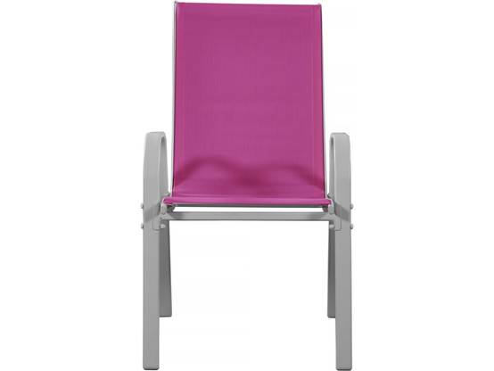 Fauteuil Jardin Textilène "cordoba" - Phoenix - Rose - Lot De 2 -habitat Et Jardin - Image 4