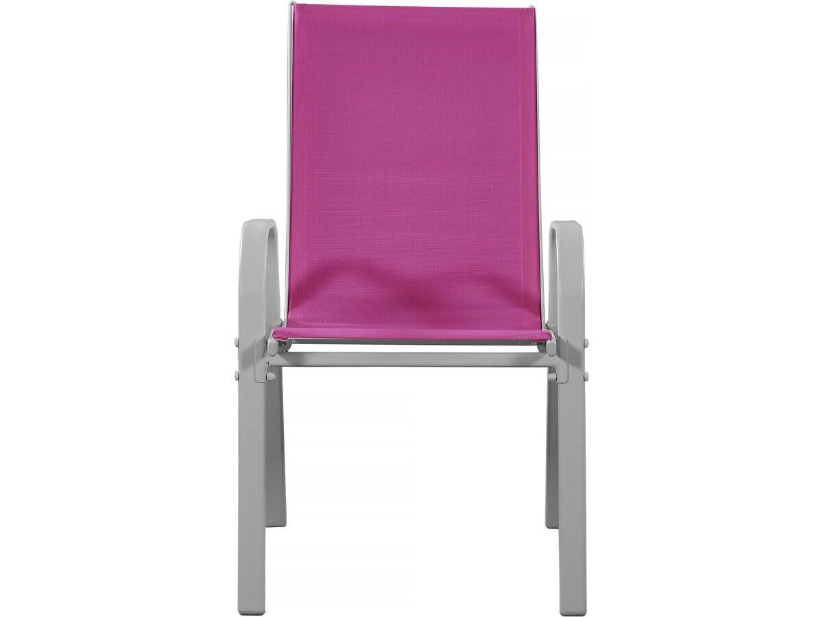 Habitat Et Jardin - Fauteuil Jardin Textilène "cordoba" - Phoenix - Rose - Lot De 2 -habitat Et Jardin - Imagen 4