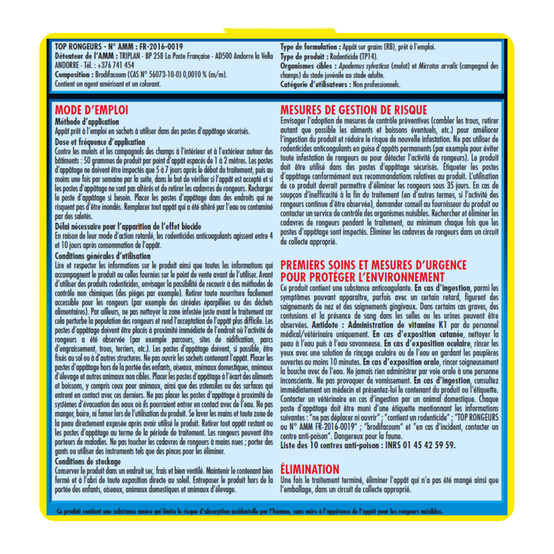 ACTO Mulots & Campagnols - Appât Avoine en Lot de 2 - Image 3