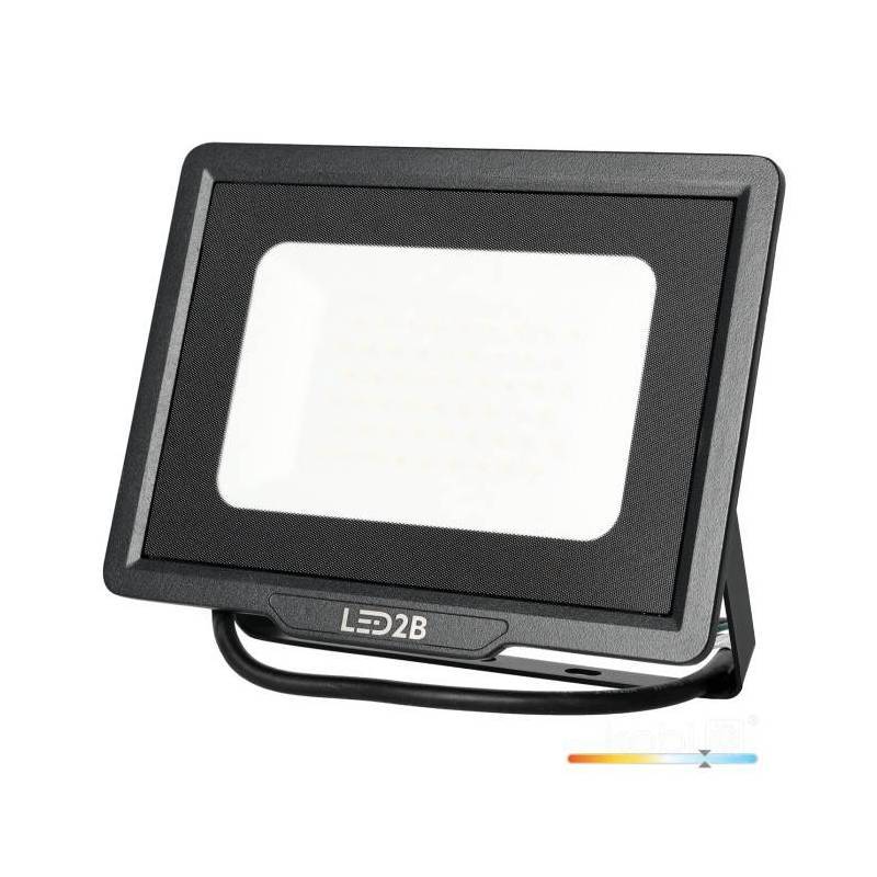 Projecteur LED MH 50W noir 6500K IP65 blanc froid - Image 2