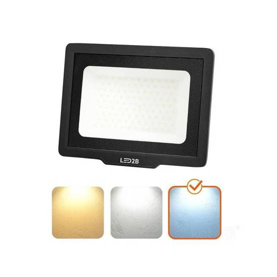 Projecteur LED MH 50W noir 6500K IP65 blanc froid - Image 5