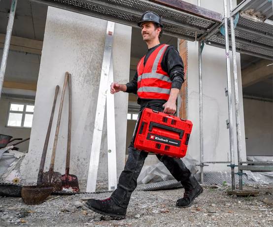 Einhell - Coffret de transport étanche compact E-Case S-F - IP65 - mousse de protection - 90 kg - Image 3