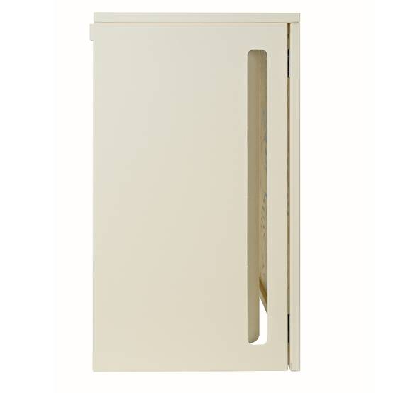 Cache climatiseur extérieur en acier galvanisé décoratif 105x90 cm Unité Crème - Image 4