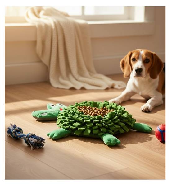 Jeu d'occupation et de fouille jammie Crocodile pour chien 38 cm - Image 2