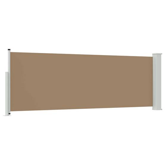 Store latéral rétractable polyester taupe 300 x 100 cm - PANGIVO - Image 4