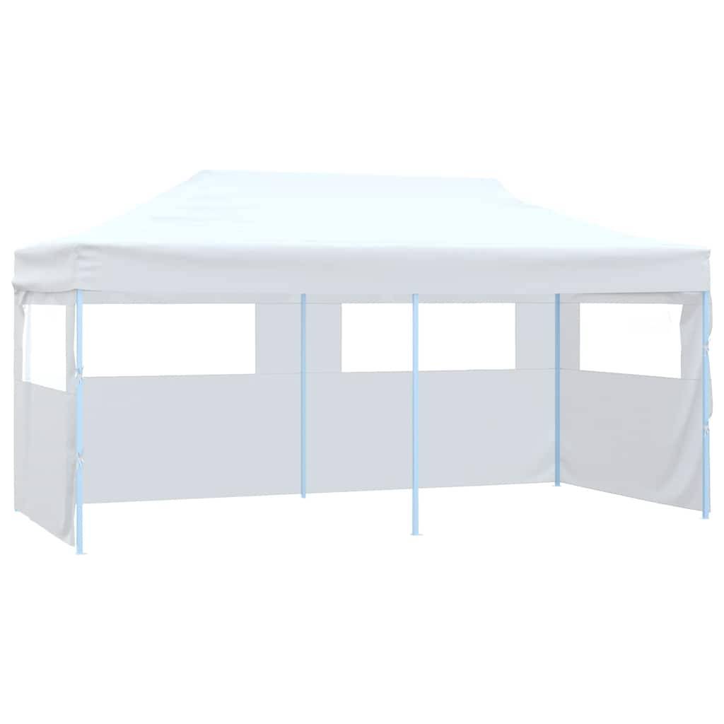 ComfortXL - Tente Pliante Acier avec 4 Parois Vitrées Imperméable pour Jardin Réception Blanc 3x6m – ComfortXL Outdoor Living