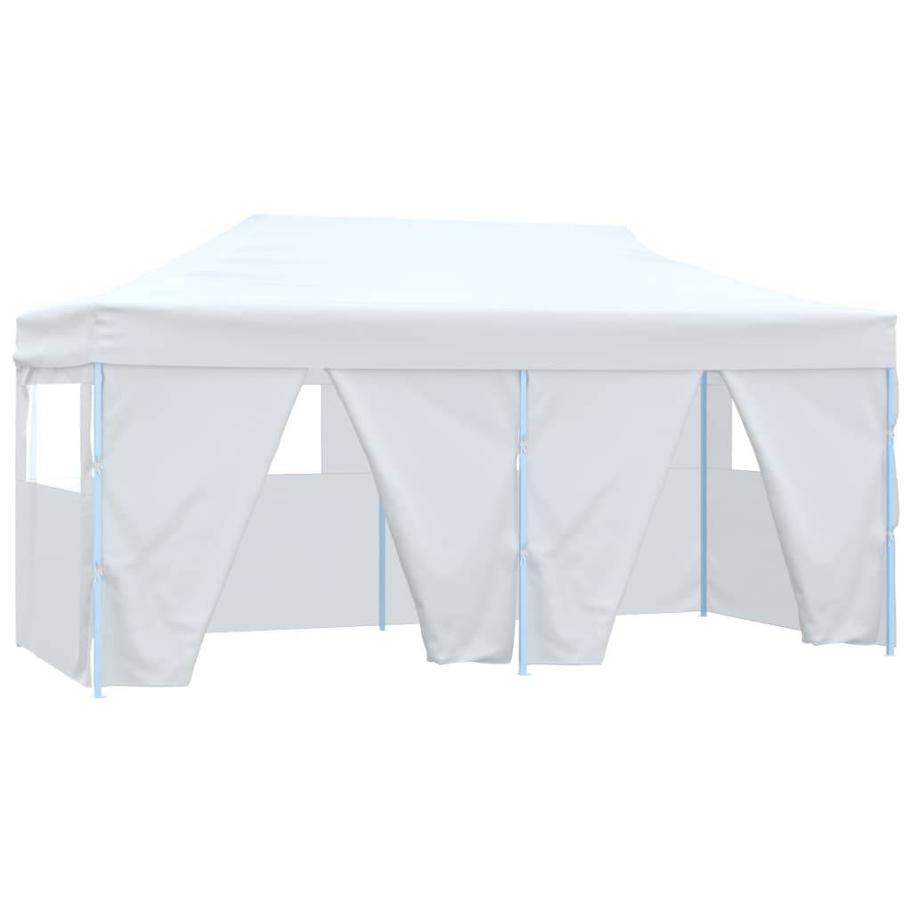ComfortXL - Tente Pliante Acier avec 4 Parois Vitrées Imperméable pour Jardin Réception Blanc 3x6m – ComfortXL Outdoor Living - Image 2