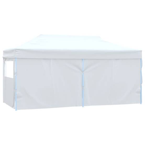 ComfortXL - Tente Pliante Acier avec 4 Parois Vitrées Imperméable pour Jardin Réception Blanc 3x6m – ComfortXL Outdoor Living - Image 4