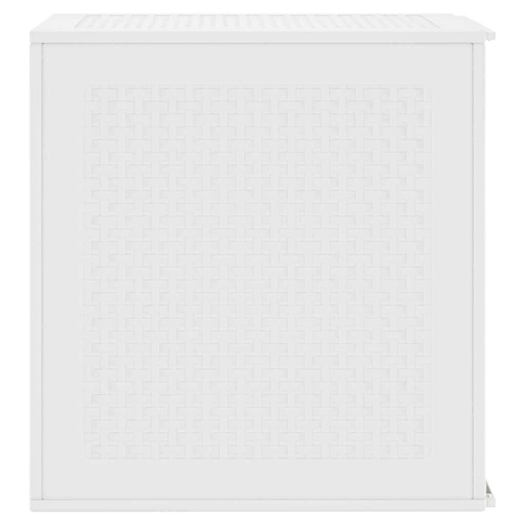 Petite Boîte de Rangement en Polypropylène Étanche pour Balcon et Jardin Blanc 55x53x57 cm – ComfortXL Outdoor Living - Image 7