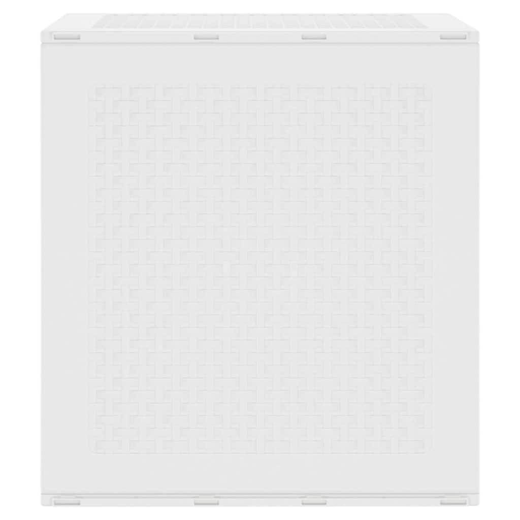 Petite Boîte de Rangement en Polypropylène Étanche pour Balcon et Jardin Blanc 55x53x57 cm – ComfortXL Outdoor Living - Image 6