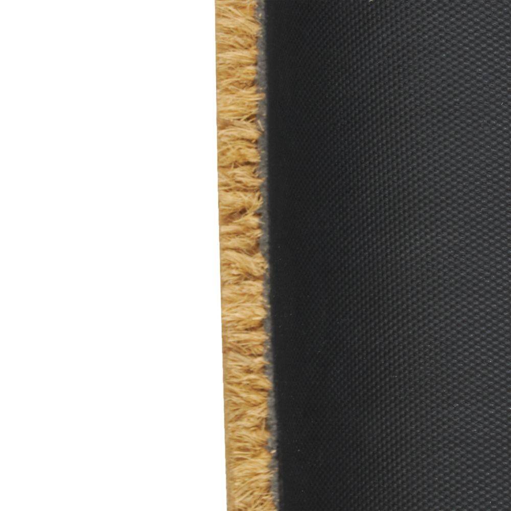 Aubry Gaspard - Petit paillasson en coco 55 x 25 cm Coeur bienvenue - Imagen 4