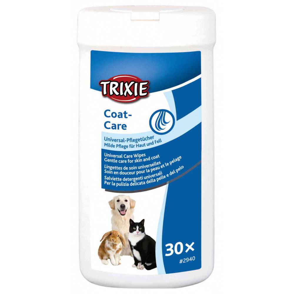 Trixie - Lingettes cosmétiques pour chiens, chats et autres petits animaux